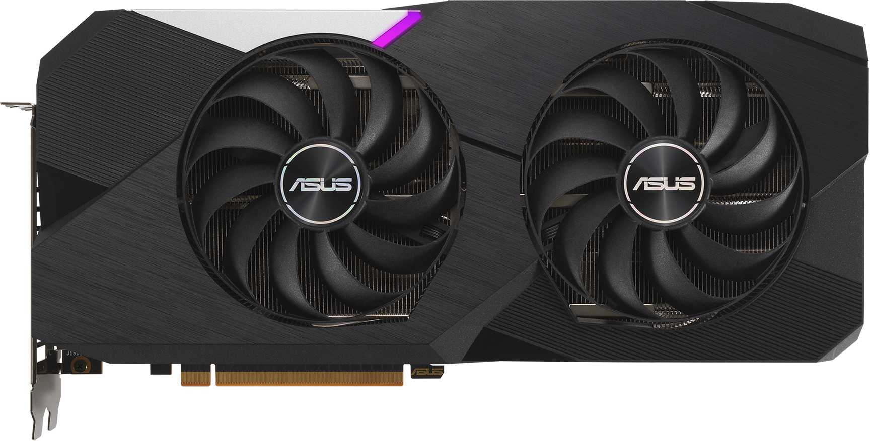 Видеокарта Asus PCI-E 4.0 DUAL-RX6700XT-12G AMD Radeon RX 6700XT 12288Mb 192 GDDR6 2424/16000 HDMIx1 DPx3 HDCP Ret — фото 4