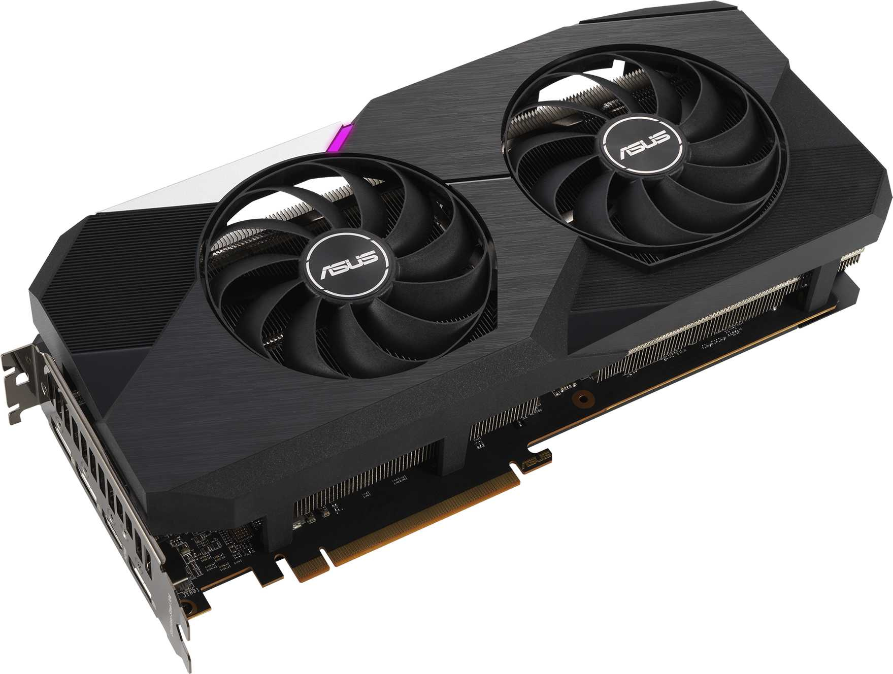 Видеокарта Asus PCI-E 4.0 DUAL-RX6700XT-12G AMD Radeon RX 6700XT 12288Mb 192 GDDR6 2424/16000 HDMIx1 DPx3 HDCP Ret — фото 3
