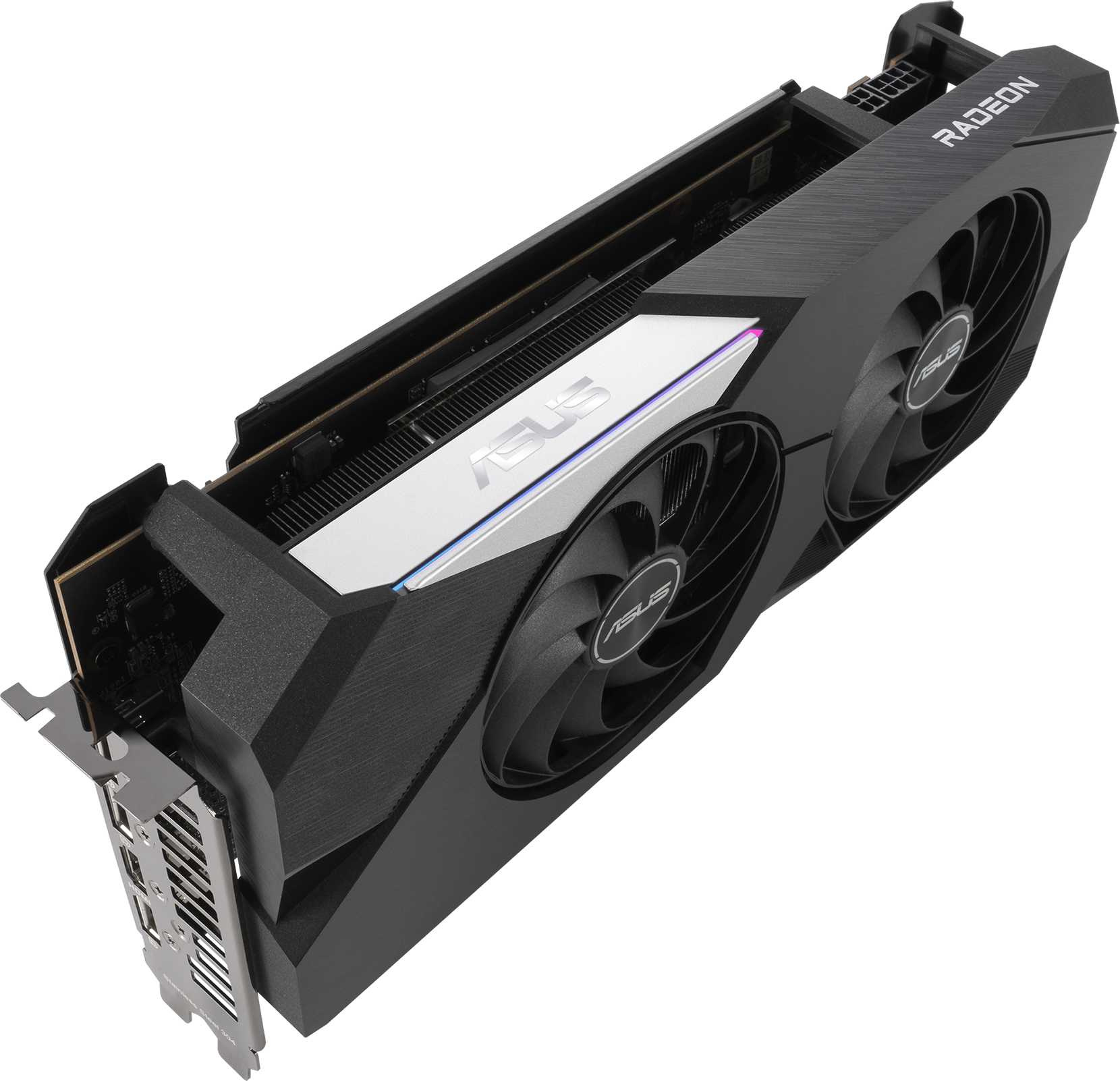 Видеокарта Asus PCI-E 4.0 DUAL-RX6700XT-12G AMD Radeon RX 6700XT 12288Mb 192 GDDR6 2424/16000 HDMIx1 DPx3 HDCP Ret — фото 7