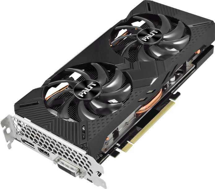 Видеокарта Palit PCI-E PA-GTX1660SUPER GP OC 6G NVIDIA GeForce GTX 1660SUPER 6144Mb 192 GDDR6 1530/14000 DVIx1 HDMIx1 DPx1 HDCP Ret