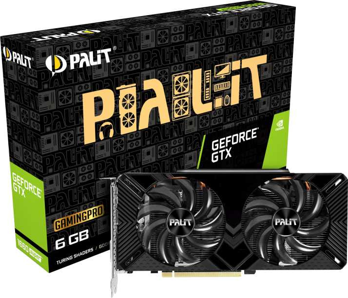 Видеокарта Palit PCI-E PA-GTX1660SUPER GP 6G NVIDIA GeForce GTX 1660SUPER 6144Mb 192 GDDR6 1530/14000 DVIx1 HDMIx1 DPx1 HDCP Ret — фото 9