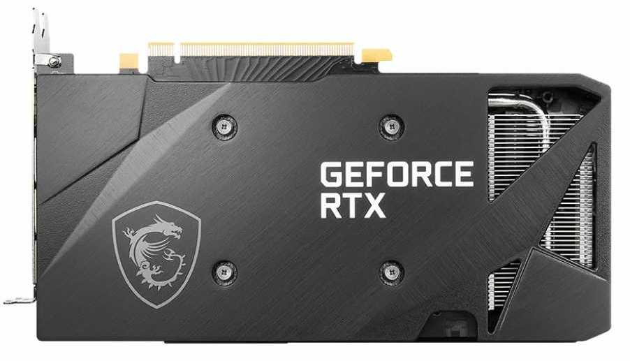 Видеокарта MSI PCI-E 4.0 RTX 3060 VENTUS 2X 12G NVIDIA GeForce RTX 3060 12288Mb 192 GDDR6 1680/15000 HDMIx1 DPx3 HDCP Ret — фото 3