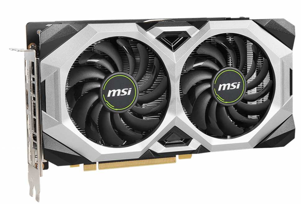 Видеокарта MSI PCI-E RTX 2060 VENTUS GP OC NVIDIA GeForce RTX 2060 6144Mb 192 GDDR6 1665/14000 HDMIx1 DPx3 HDCP Ret — фото 3