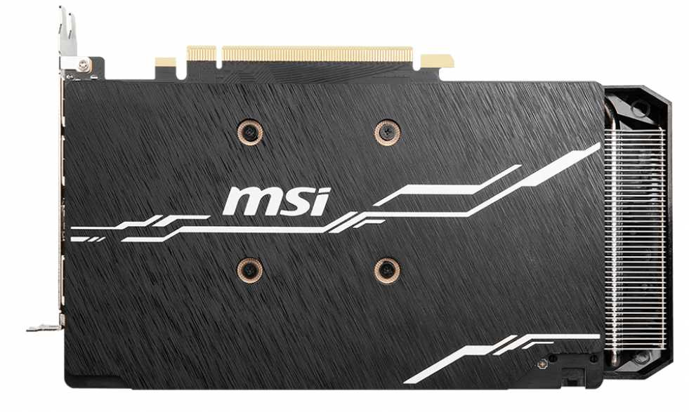 Видеокарта MSI PCI-E RTX 2060 VENTUS GP OC NVIDIA GeForce RTX 2060 6144Mb 192 GDDR6 1665/14000 HDMIx1 DPx3 HDCP Ret — фото 2