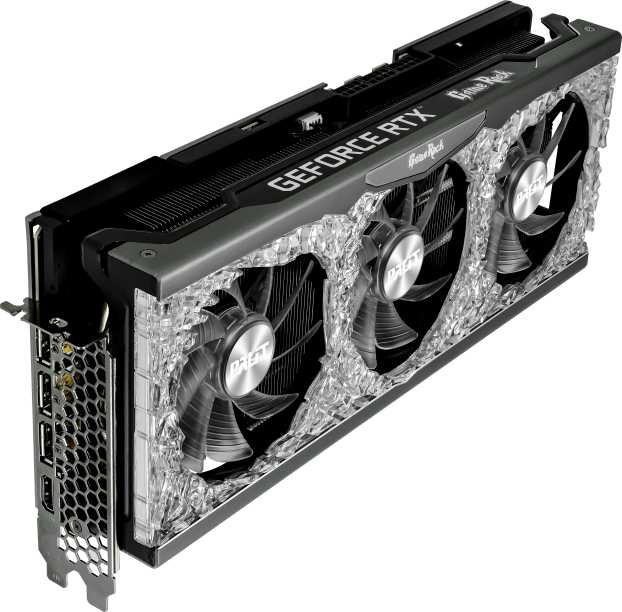 Видеокарта Palit PCI-E 4.0 PA-RTX3080Ti GAMEROCK 12GB NVIDIA GeForce RTX 3080TI 12288Mb 384 GDDR6X 1365/19000 HDMIx1 DPx3 HDCP Ret — фото 8