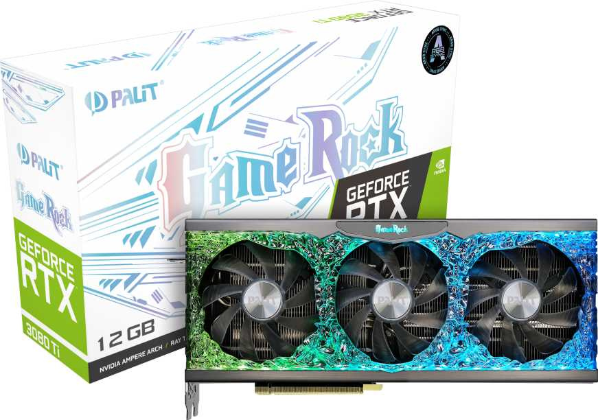 Видеокарта Palit PCI-E 4.0 PA-RTX3080Ti GAMEROCK 12GB NVIDIA GeForce RTX 3080TI 12288Mb 384 GDDR6X 1365/19000 HDMIx1 DPx3 HDCP Ret — фото 11