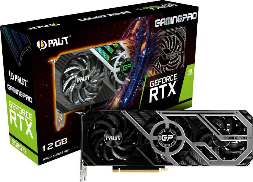 Видеокарта Palit PCI-E 4.0 PA-RTX3080Ti GAMINGPRO 12GB NVIDIA GeForce RTX 3080TI 12288Mb 384 GDDR6X 1365/19000 HDMIx1 DPx3 HDCP Ret — фото 13