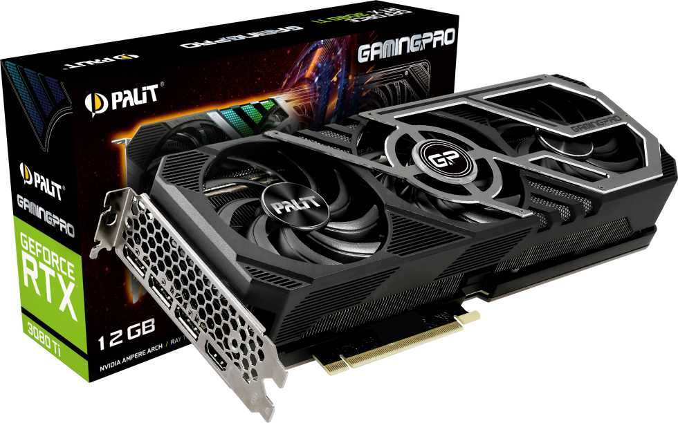 Видеокарта Palit PCI-E 4.0 PA-RTX3080Ti GAMINGPRO 12GB NVIDIA GeForce RTX 3080TI 12288Mb 384 GDDR6X 1365/19000 HDMIx1 DPx3 HDCP Ret — фото 14