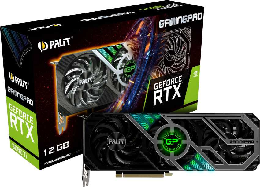Видеокарта Palit PCI-E 4.0 PA-RTX3080Ti GAMINGPRO 12GB NVIDIA GeForce RTX 3080TI 12288Mb 384 GDDR6X 1365/19000 HDMIx1 DPx3 HDCP Ret — фото 15
