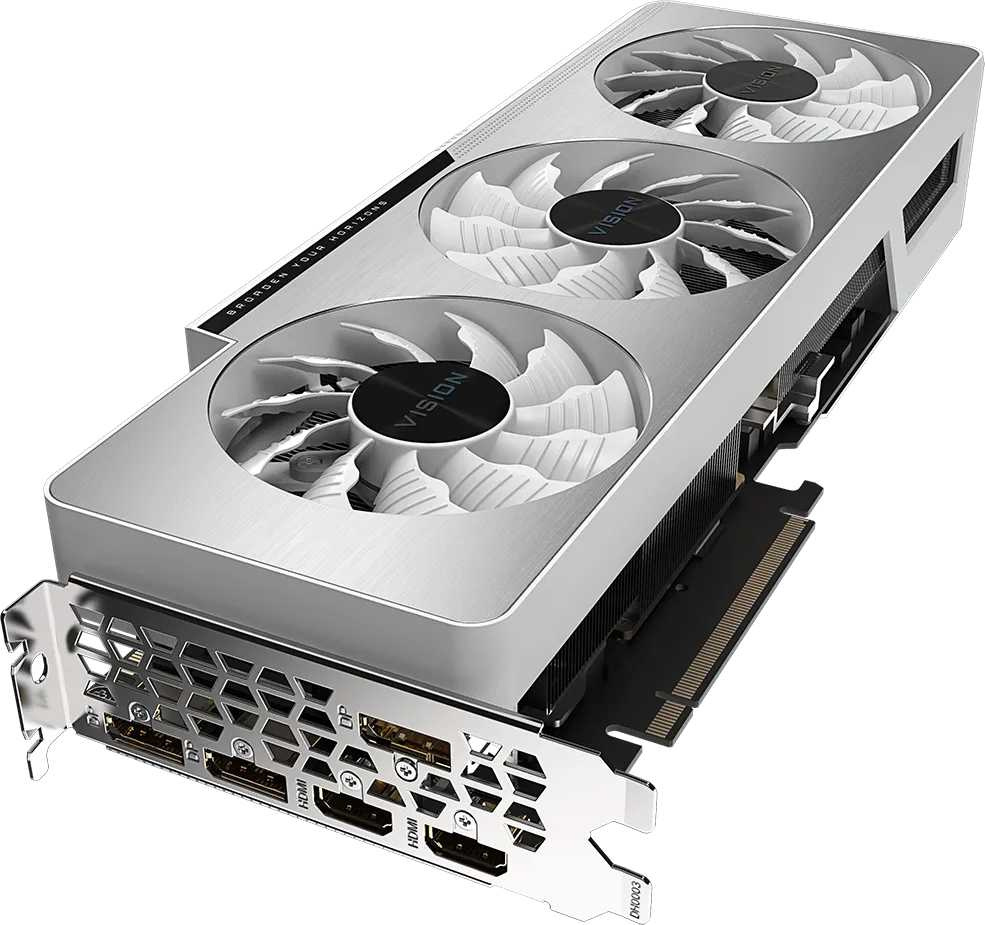 Видеокарта Gigabyte PCI-E 4.0 GV-N308TVISION OC-12GD NVIDIA GeForce RTX 3080TI 12288Mb 384 GDDR6X 1710/19000 HDMIx2 DPx3 HDCP Ret — фото 4