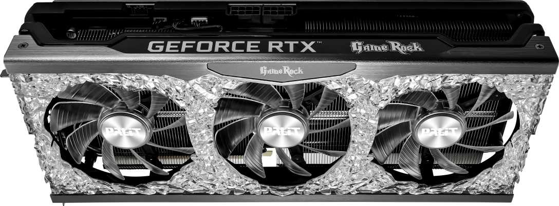 Видеокарта Palit PCI-E 4.0 PA-RTX3070TI GAMEROCK OC 8G NVIDIA GeForce RTX 3070TI 8192Mb 256 GDDR6X 1575/19000 HDMIx1 DPx3 HDCP Ret — фото 3