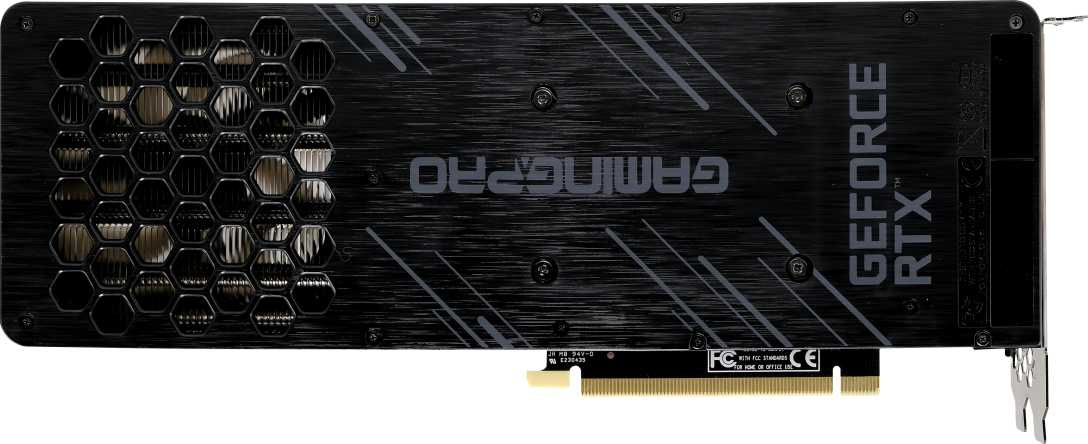 Видеокарта Palit PCI-E 4.0 PA-RTX3070TI GAMINGPRO 8G NVIDIA GeForce RTX 3070TI 8192Mb 256 GDDR6X 1575/19000 HDMIx1 DPx3 HDCP Ret — фото 5
