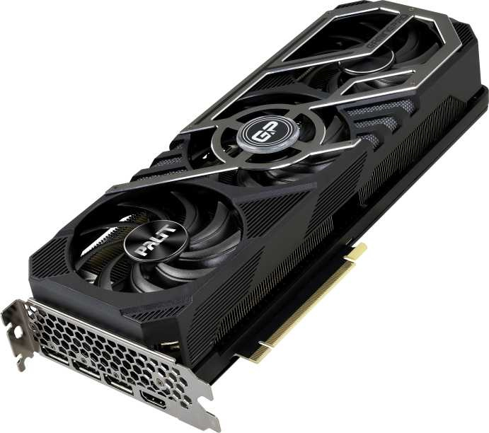 Видеокарта Palit PCI-E 4.0 PA-RTX3070TI GAMINGPRO 8G NVIDIA GeForce RTX 3070TI 8192Mb 256 GDDR6X 1575/19000 HDMIx1 DPx3 HDCP Ret — фото 6