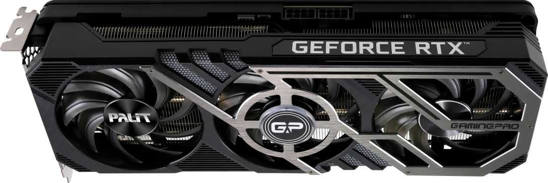 Видеокарта Palit PCI-E 4.0 PA-RTX3070TI GAMINGPRO 8G NVIDIA GeForce RTX 3070TI 8192Mb 256 GDDR6X 1575/19000 HDMIx1 DPx3 HDCP Ret — фото 7