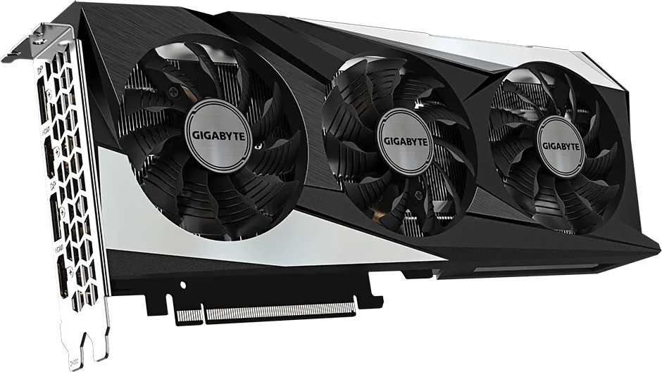 Видеокарта Gigabyte PCI-E 4.0 GV-N3060GAMING OC-12GD 2.0 LHR NVIDIA GeForce RTX 3060 12288Mb 192 GDDR6 1837/15000 HDMIx2 DPx2 HDCP Ret — фото 8