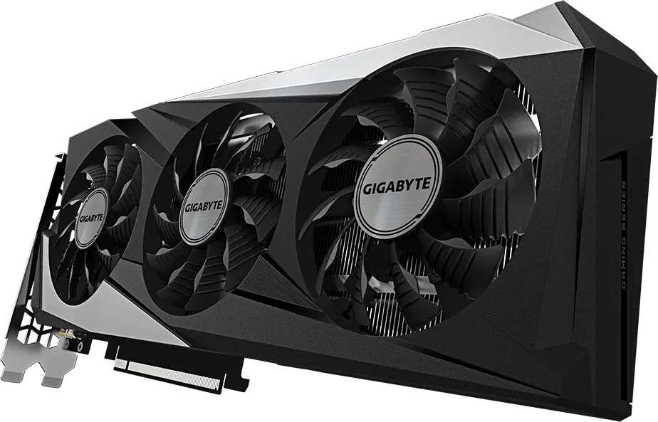 Видеокарта Gigabyte PCI-E 4.0 GV-N3060GAMING OC-12GD 2.0 LHR NVIDIA GeForce RTX 3060 12288Mb 192 GDDR6 1837/15000 HDMIx2 DPx2 HDCP Ret — фото 3
