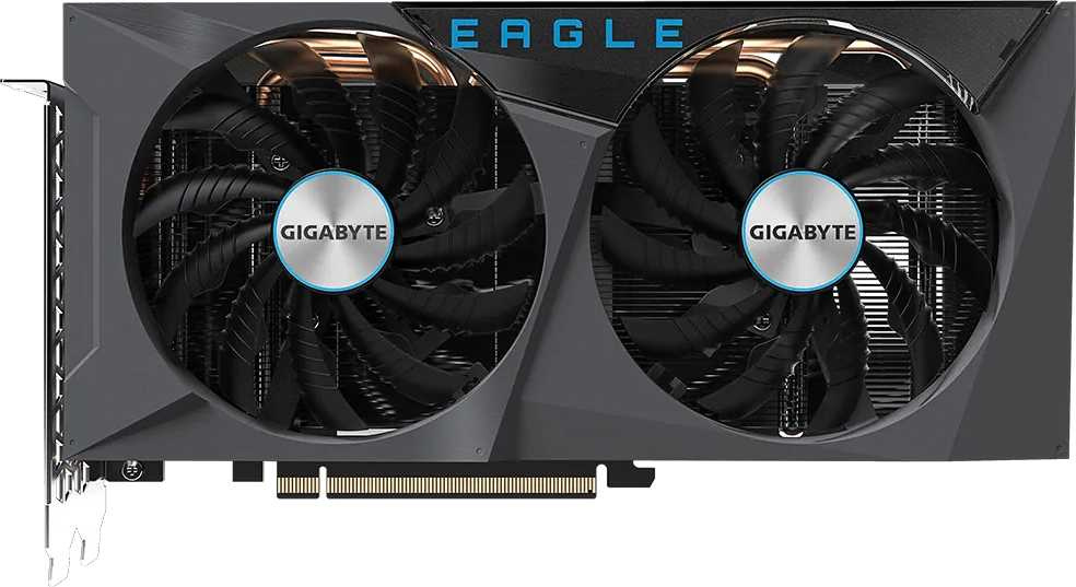 Видеокарта Gigabyte PCI-E 4.0 GV-N3060EAGLE OC-12GD 2.0 LHR NVIDIA GeForce RTX 3060 12288Mb 192 GDDR6 1807/15000 HDMIx2 DPx2 HDCP Ret — фото 3