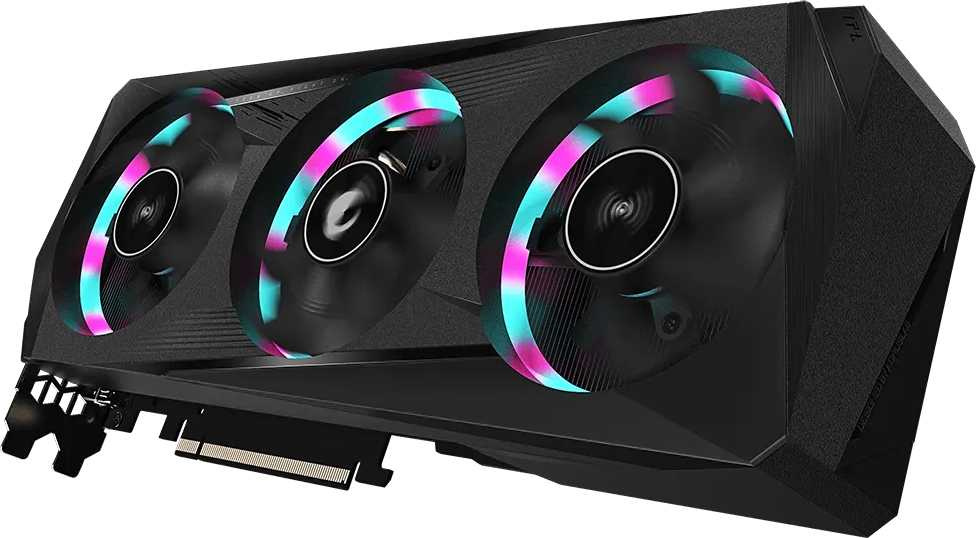 Видеокарта Gigabyte PCI-E 4.0 GV-N3060AORUS E-12GD 2.0 LHR NVIDIA GeForce RTX 3060 12288Mb 192 GDDR6 1867/15000 HDMIx2 DPx2 HDCP Ret — фото 4