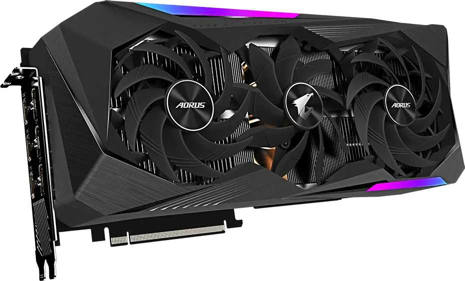 Видеокарта Gigabyte PCI-E 4.0 GV-N307TAORUS M-8GD NVIDIA GeForce RTX 3070TI 8192Mb 256 GDDR6X 1875/19000 HDMIx3 DPx3 HDCP Ret — фото 2