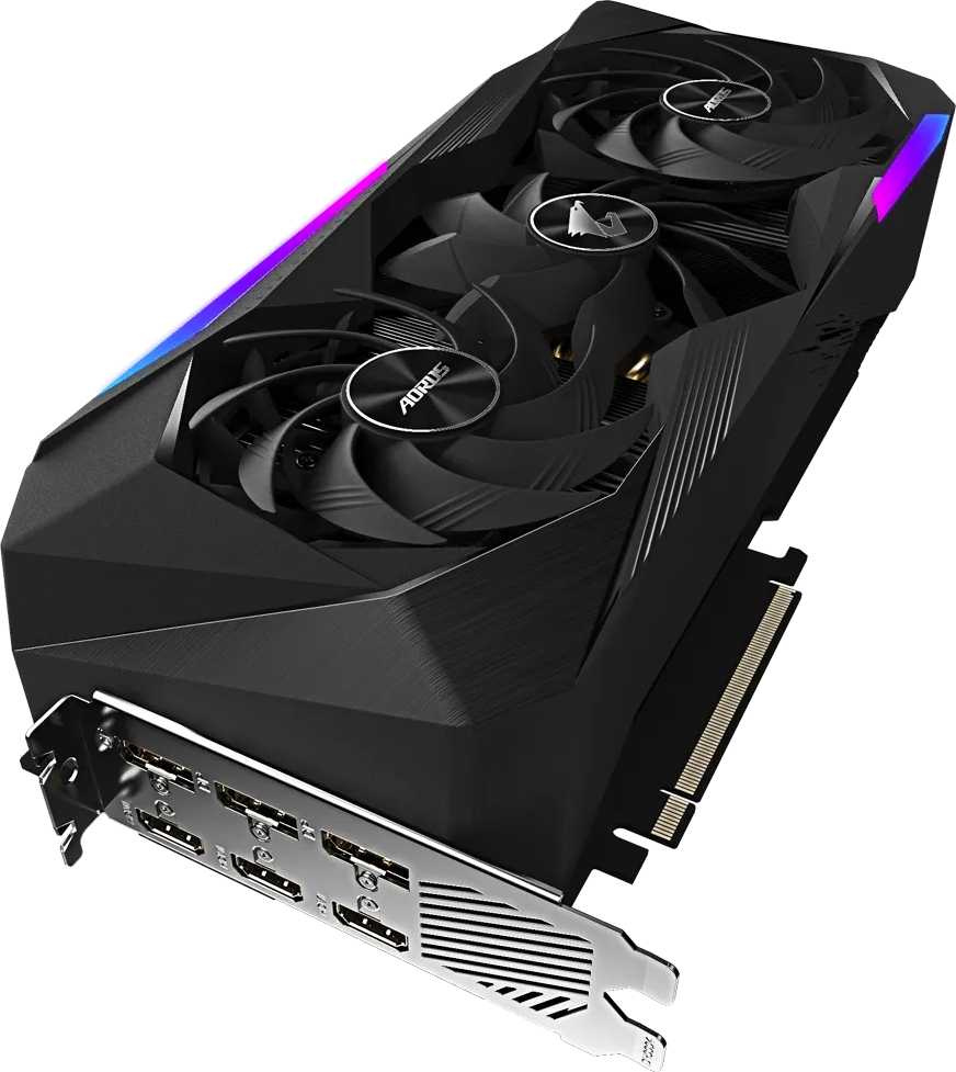Видеокарта Gigabyte PCI-E 4.0 GV-N307TAORUS M-8GD NVIDIA GeForce RTX 3070TI 8192Mb 256 GDDR6X 1875/19000 HDMIx3 DPx3 HDCP Ret — фото 5