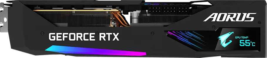 Видеокарта Gigabyte PCI-E 4.0 GV-N307TAORUS M-8GD NVIDIA GeForce RTX 3070TI 8192Mb 256 GDDR6X 1875/19000 HDMIx3 DPx3 HDCP Ret — фото 6
