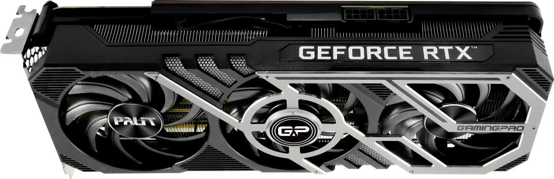 Видеокарта Palit PCI-E 4.0 PA-RTX3080 GAMINGPRO 10G V1 LHR NVIDIA GeForce RTX 3080 10240Mb 320 GDDR6X 1440/19000 HDMIx1 DPx3 HDCP Ret — фото 6