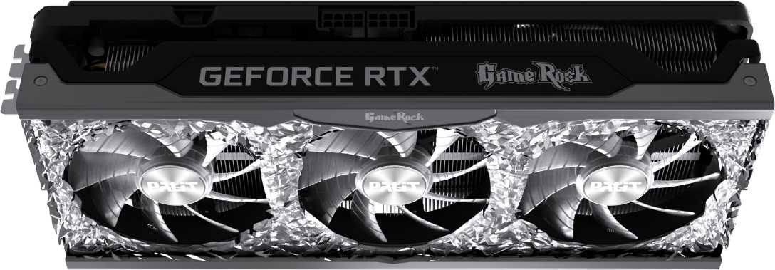 Видеокарта Palit PCI-E 4.0 PA-RTX3070 GAMEROCK OC 8G V1 LHR NVIDIA GeForce RTX 3070 8192Mb 256 GDDR6 1500/14000 HDMIx1 DPx3 HDCP Ret — фото 7