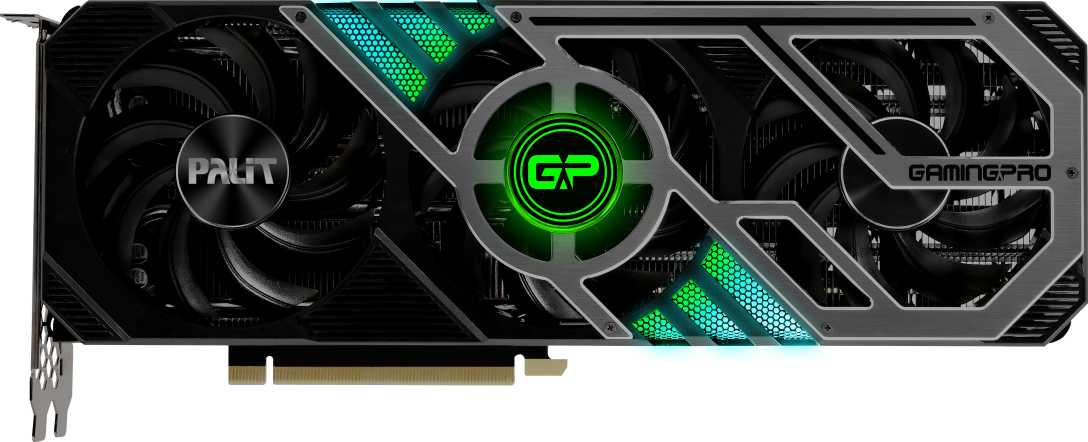 Видеокарта Palit PCI-E 4.0 PA-RTX3070 GAMINGPRO 8G V1 LHR NVIDIA GeForce RTX 3070 8192Mb 256 GDDR6 1500/14000 HDMIx1 DPx3 HDCP Ret