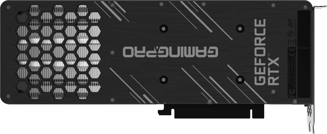Видеокарта Palit PCI-E 4.0 PA-RTX3070 GAMINGPRO 8G V1 LHR NVIDIA GeForce RTX 3070 8192Mb 256 GDDR6 1500/14000 HDMIx1 DPx3 HDCP Ret — фото 4