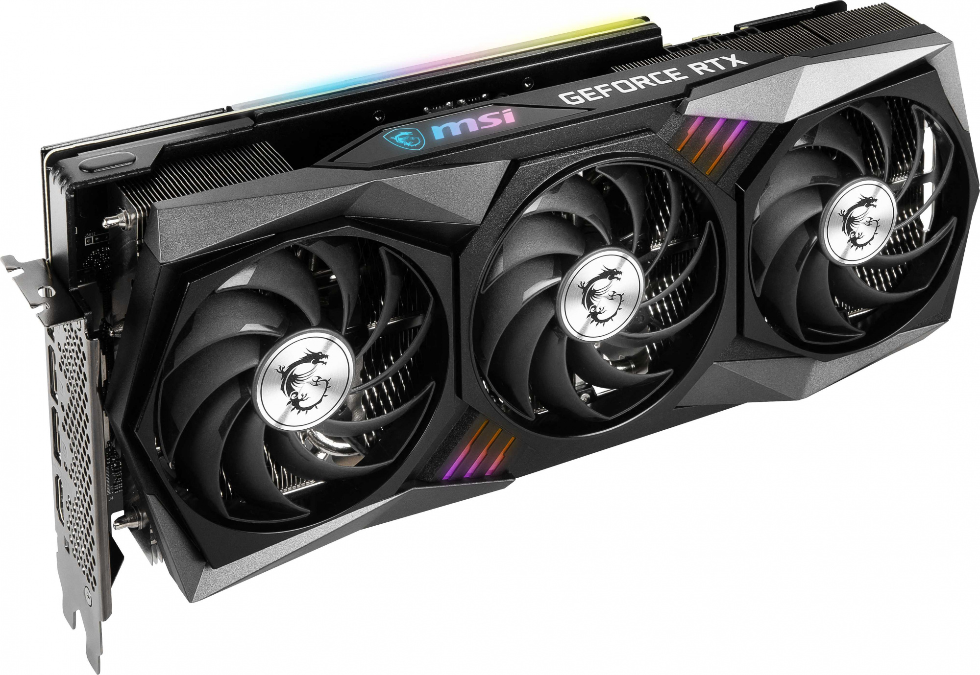 Видеокарта MSI PCI-E 4.0 RTX 3070 Ti GAMING X TRIO 8G NVIDIA GeForce RTX 3070TI 8192Mb 256 GDDR6X 1830/19000 HDMIx1 DPx3 HDCP Ret — фото 4