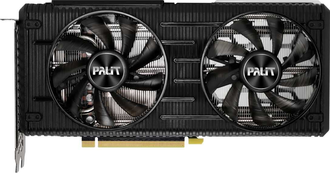 Видеокарта Palit PCI-E 4.0 PA-RTX3060Ti DUAL 8G V1 LHR NVIDIA GeForce RTX 3060Ti 8192Mb 256 GDDR6 1410/14000 HDMIx1 DPx3 HDCP Ret