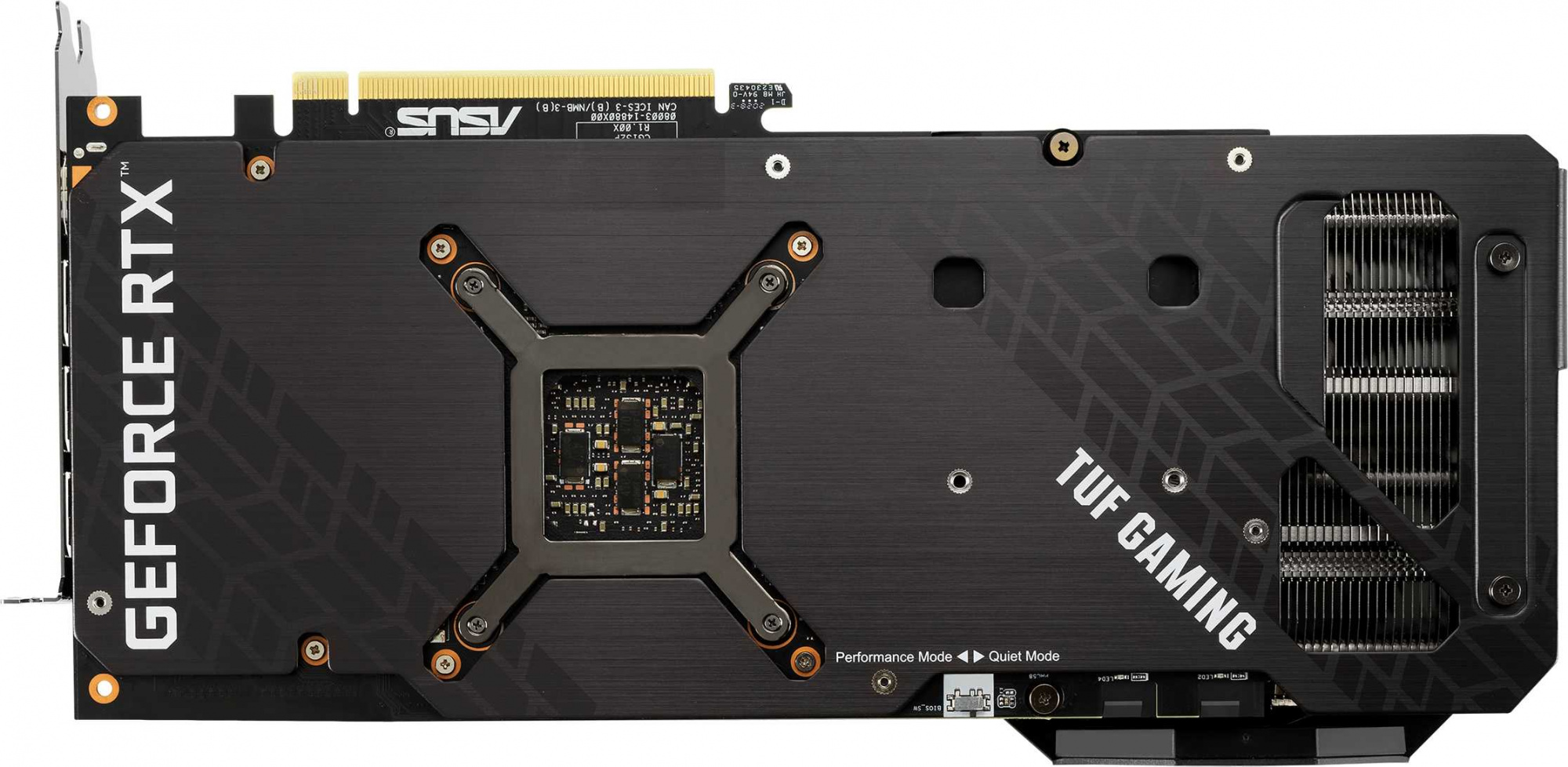 Видеокарта Asus PCI-E 4.0 TUF-RTX3070TI-8G-GAMING NVIDIA GeForce RTX 3070TI 8192Mb 256 GDDR6X 1770/19000 HDMIx2 DPx3 HDCP Ret — фото 2