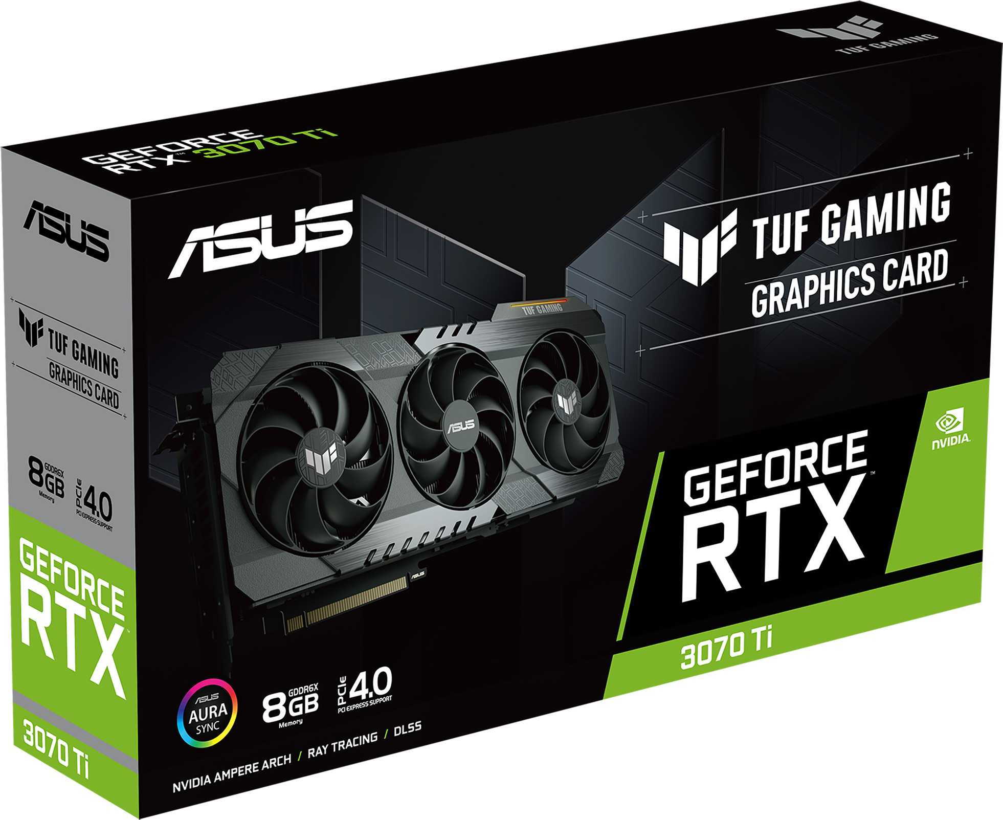 Видеокарта Asus PCI-E 4.0 TUF-RTX3070TI-8G-GAMING NVIDIA GeForce RTX 3070TI 8192Mb 256 GDDR6X 1770/19000 HDMIx2 DPx3 HDCP Ret — фото 9