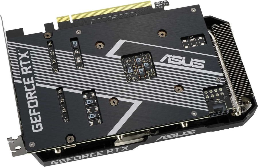 Видеокарта Asus PCI-E 4.0 DUAL-RTX3060-O12G-V2 LHR (90YV0GB2-M0NA10) NVIDIA GeForce RTX 3060 12288Mb 192 GDDR6 1837/15000 HDMIx1 DPx3 HDCP Ret — фото 5