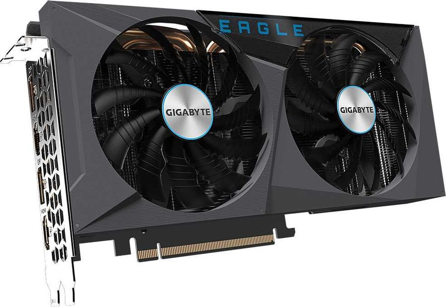 Видеокарта Gigabyte PCI-E 4.0 GV-N306TEAGLE-8GD 2.0 LHR NVIDIA GeForce RTX 3060Ti 8192Mb 256 GDDR6 1665/14000 HDMIx2 DPx2 HDCP Ret — фото 5