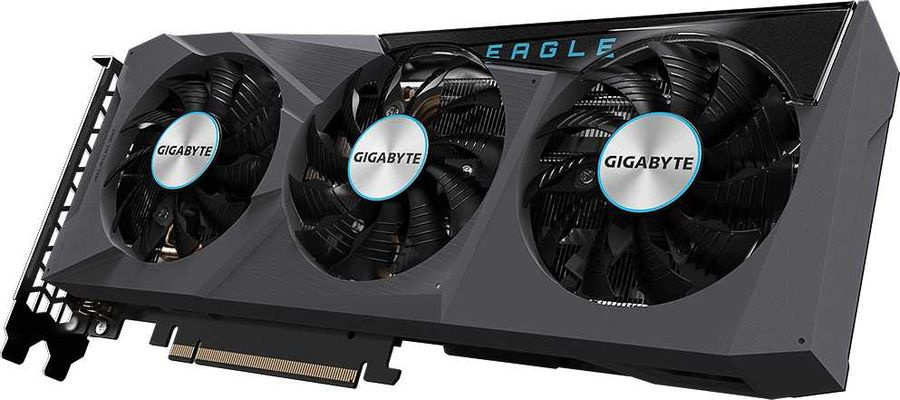Видеокарта Gigabyte PCI-E 4.0 GV-N3070EAGLE-8GD 2.0 LHR NVIDIA GeForce RTX 3070 8192Mb 256 GDDR6 1725/14000 HDMIx2 DPx2 HDCP Ret — фото 3