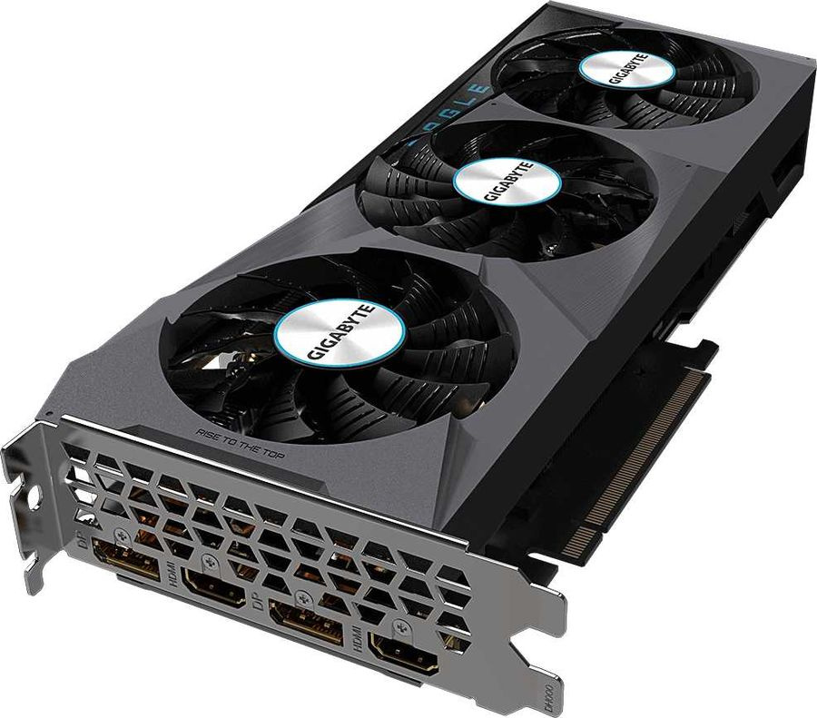 Видеокарта Gigabyte PCI-E 4.0 GV-N3070EAGLE-8GD 2.0 LHR NVIDIA GeForce RTX 3070 8192Mb 256 GDDR6 1725/14000 HDMIx2 DPx2 HDCP Ret — фото 4