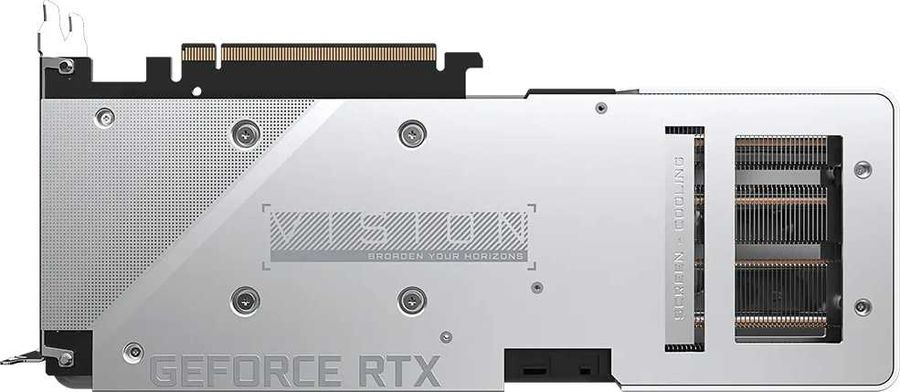 Видеокарта Gigabyte PCI-E 4.0 GV-N306TVISION OC-8GD 2.0 LHR NVIDIA GeForce RTX 3060Ti 8192Mb 256 GDDR6 1755/14000 HDMIx2 DPx2 HDCP Ret — фото 2