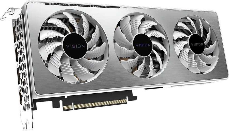 Видеокарта Gigabyte PCI-E 4.0 GV-N306TVISION OC-8GD 2.0 LHR NVIDIA GeForce RTX 3060Ti 8192Mb 256 GDDR6 1755/14000 HDMIx2 DPx2 HDCP Ret — фото 4