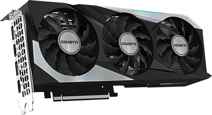 Видеокарта Gigabyte PCI-E 4.0 GV-N3070GAMING OC-8GD 2.0 LHR NVIDIA GeForce RTX 3070 8192Mb 256 GDDR6 1815/14000 HDMIx2 DPx2 HDCP Ret — фото 2