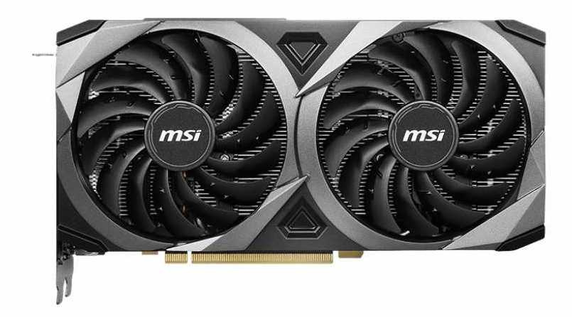 Видеокарта MSI PCI-E 4.0 RTX 3060 Ti VENTUS 2X 8G OCV1 LHR NVIDIA GeForce RTX 3060Ti 8192Mb 256 GDDR6 1695/14000 HDMIx1 DPx3 HDCP Ret — фото 3
