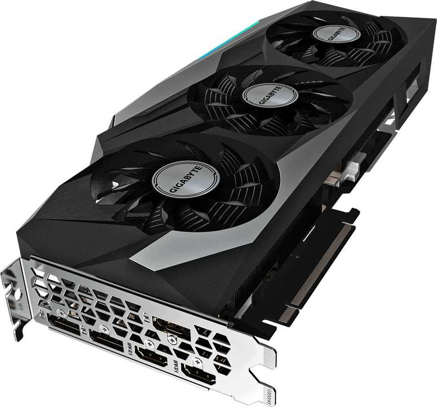 Видеокарта Gigabyte PCI-E 4.0 GV-N3080GAMING OC-10GD 2.0 LHR NVIDIA GeForce RTX 3080 10240Mb 320 GDDR6X 1800/19000 HDMIx2 DPx3 HDCP Ret — фото 4