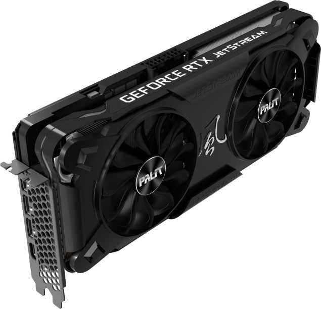 Видеокарта Palit PCI-E 4.0 PA-RTX3070 JETSTREAM OC 8G V1 LHR NVIDIA GeForce RTX 3070 8192Mb 256 GDDR6 1500/14000 HDMIx1 DPx3 HDCP Ret — фото 6