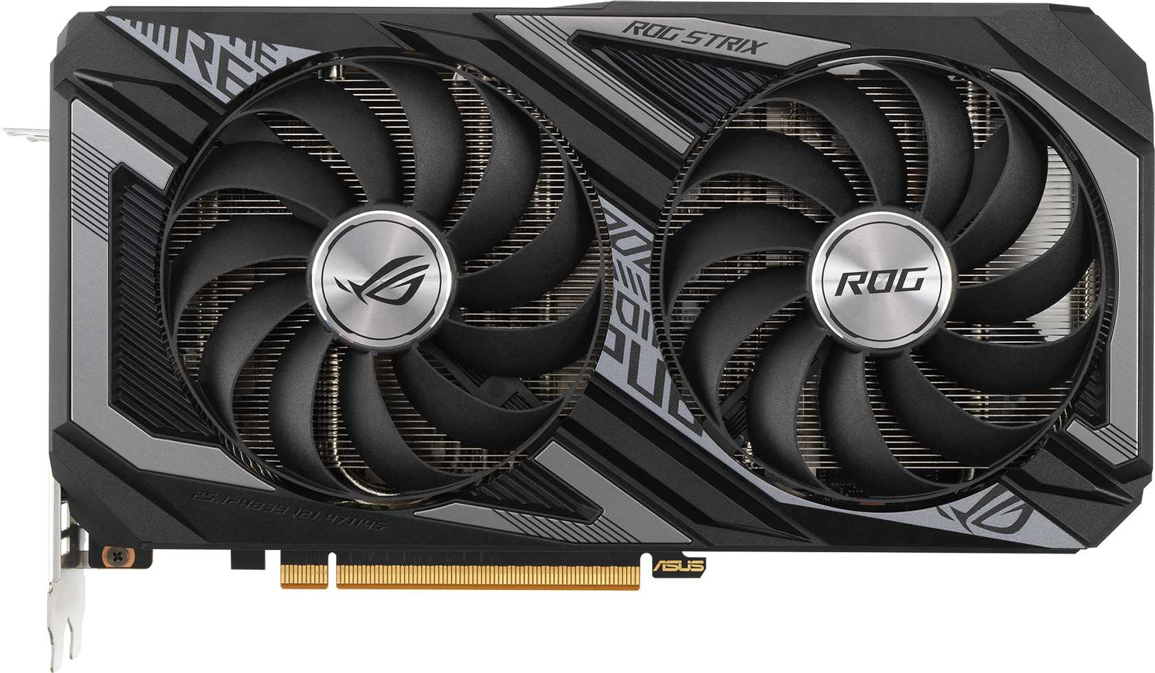 Видеокарта Asus PCI-E 4.0 ROG-STRIX-RX6600XT-O8G-GAMING AMD Radeon RX 6600XT 8192Mb 128 GDDR6 2428/16000 HDMIx1 DPx3 HDCP Ret