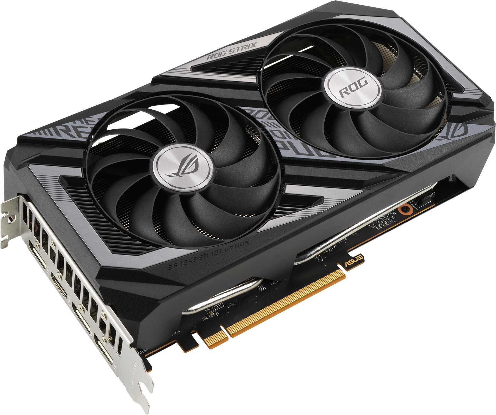 Видеокарта Asus PCI-E 4.0 ROG-STRIX-RX6600XT-O8G-GAMING AMD Radeon RX 6600XT 8192Mb 128 GDDR6 2428/16000 HDMIx1 DPx3 HDCP Ret — фото 3