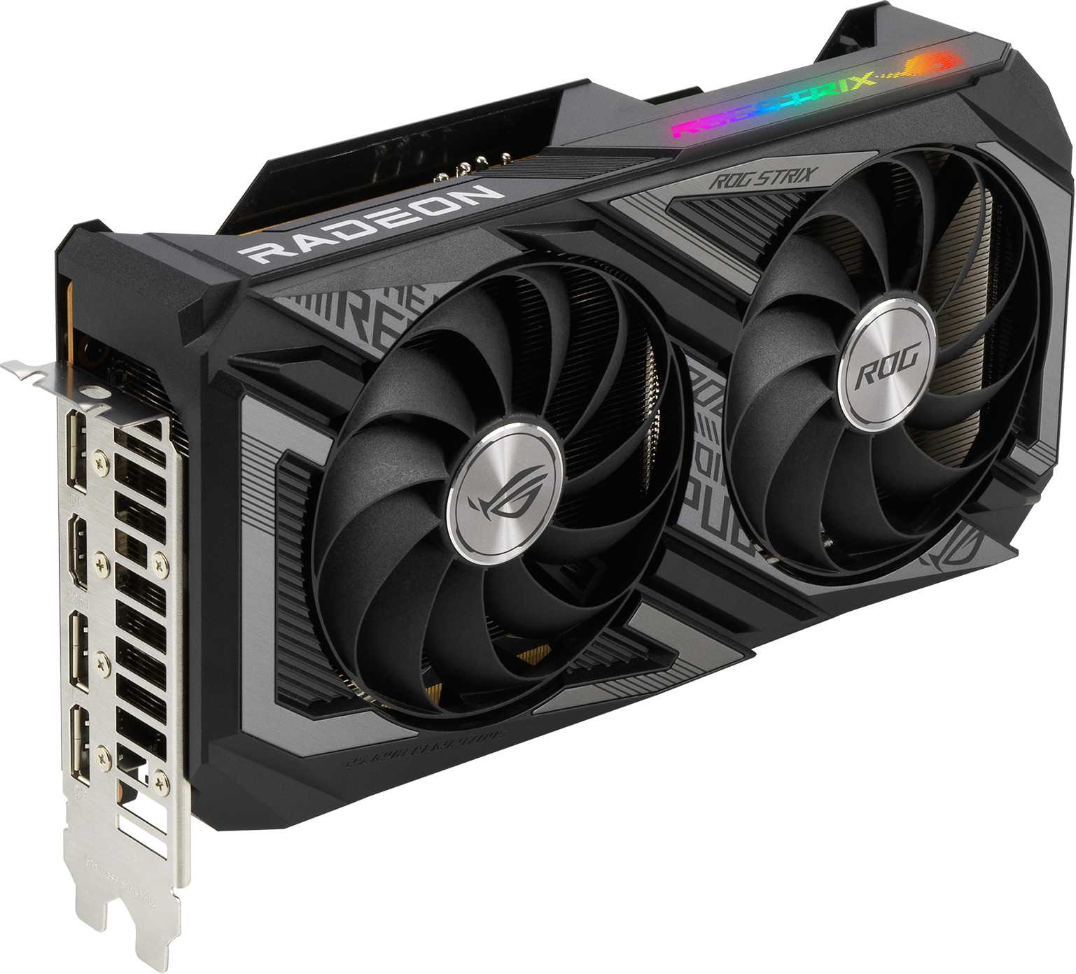 Видеокарта Asus PCI-E 4.0 ROG-STRIX-RX6600XT-O8G-GAMING AMD Radeon RX 6600XT 8192Mb 128 GDDR6 2428/16000 HDMIx1 DPx3 HDCP Ret — фото 5
