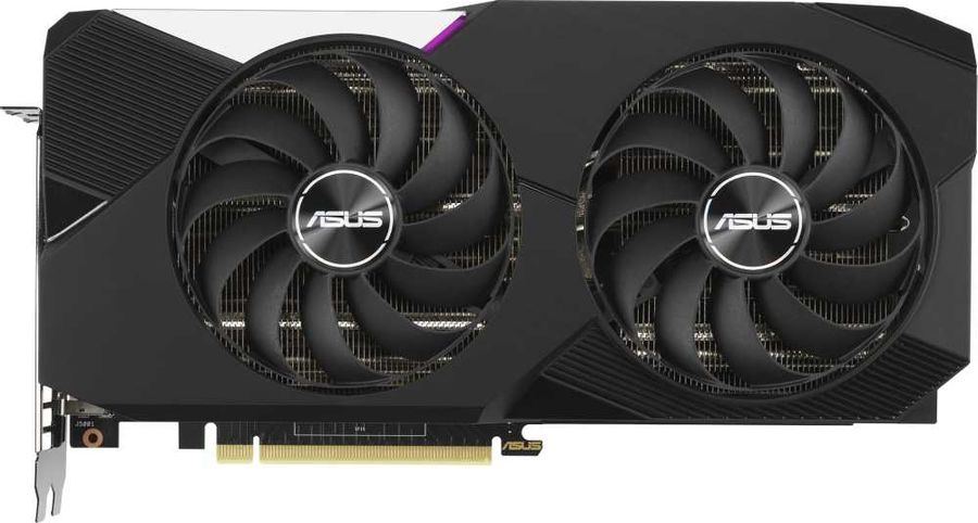 Видеокарта Asus PCI-E 4.0 DUAL-RTX3070-O8G-V2 LHR NVIDIA GeForce RTX 3070 8192Mb 256 GDDR6 1770/14000 HDMIx2 DPx3 HDCP Ret