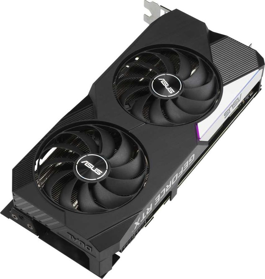 Видеокарта Asus PCI-E 4.0 DUAL-RTX3070-O8G-V2 LHR NVIDIA GeForce RTX 3070 8192Mb 256 GDDR6 1770/14000 HDMIx2 DPx3 HDCP Ret — фото 2