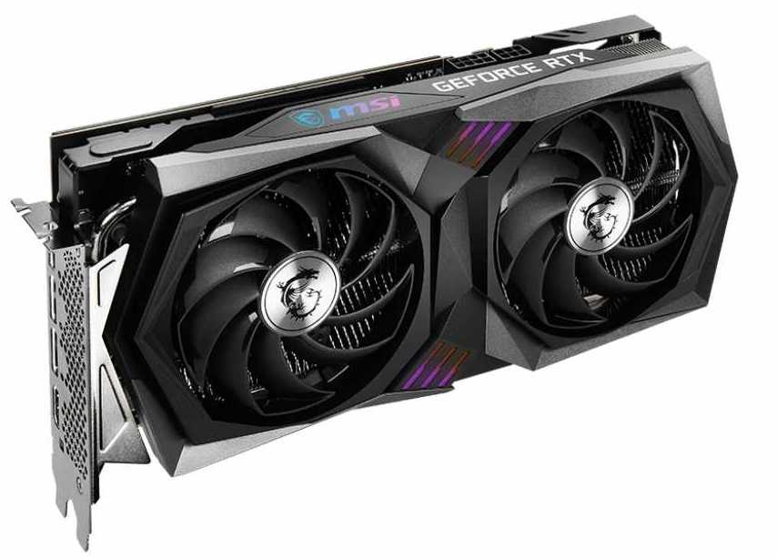 Видеокарта MSI PCI-E 4.0 RTX 3060 Ti GAMING X 8G LHR NVIDIA GeForce RTX 3060Ti 8192Mb 256 GDDR6 1770/14000 HDMIx1 DPx3 HDCP Ret — фото 2