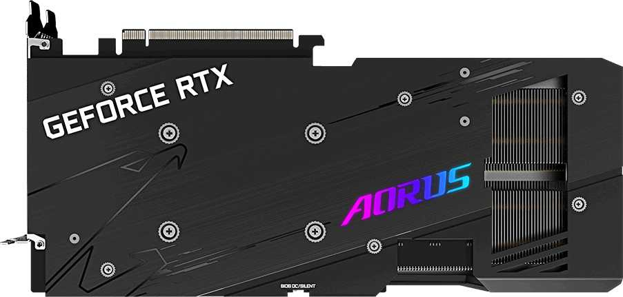 Видеокарта Gigabyte PCI-E 4.0 GV-N3070AORUS M-8GD 2.0 LHR NVIDIA GeForce RTX 3070 8192Mb 256 GDDR6 1845/14000 HDMIx3 DPx3 HDCP Ret — фото 2